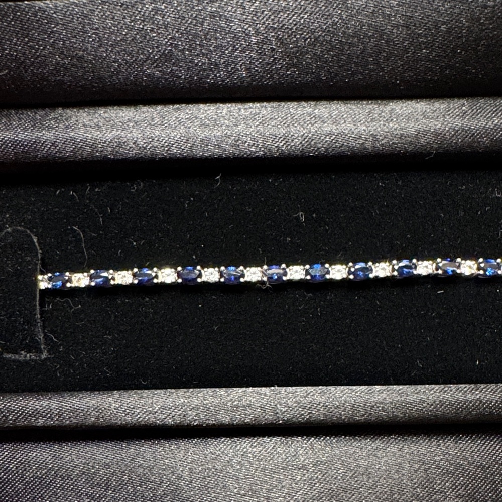Kay Jewelers Blue and Silver Bracelet